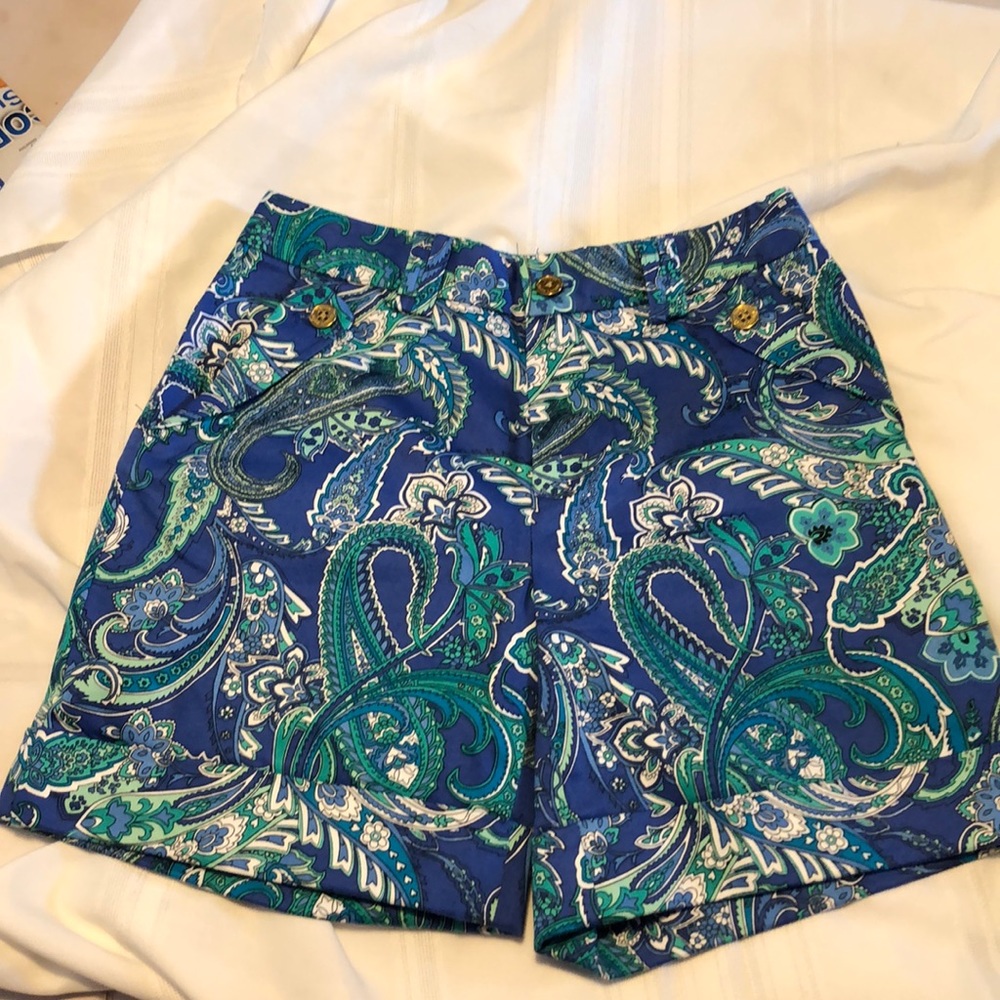 Lauren Ralph Lauren Paisley Shorts Sz Small
